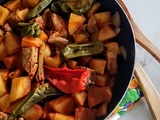 Marmitako ou ragoût de thon frais et de pommes de terre