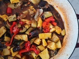 Ratatouille cuisson à l’étouffée au four, facile