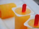 Petites glaces à l'orange, rigolotes et ultra simples (sans sorbetière)