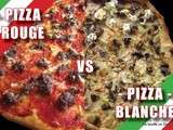 Pizza Rouge vs Pizza Blanche (ou comment vider ton frigo et occuper ton môme!)