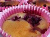 Muffins gourmands aux framboises