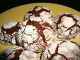 Crinkles ( biscuits craquelés ) au chocolat