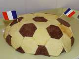 Gâteau  ballon de foot 
