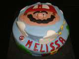 Gâteau Mario pour les 9ans de Mélissa