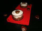 Mousse de marrons, chocolat au lait