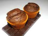 Muffins moelleux au chocolat noir