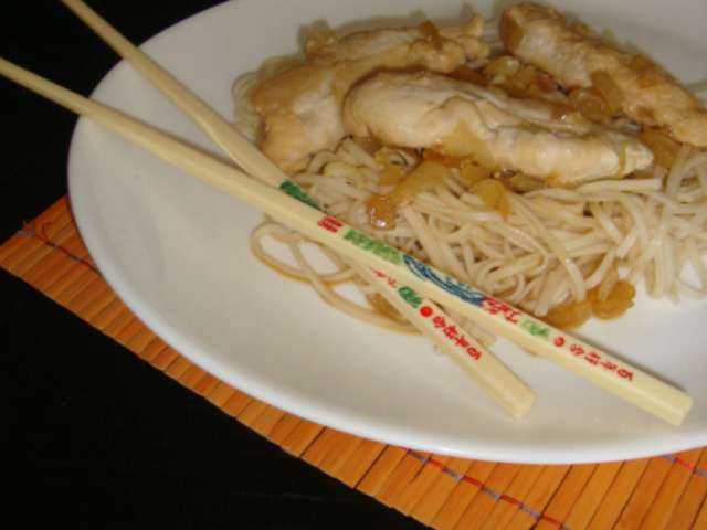 Recettes d'Aiguillettes de Poulet et Sauce soja