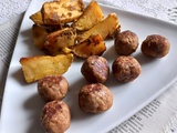 Beef ball et cheesy potatoes (avec ou sans Thermomix)