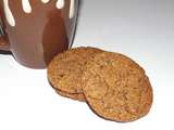 Biscuits croustillants chocolat noisette