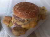 Burger Double Cheese (comme au Fast Food)