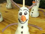 Cakes pops Olaf