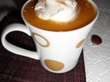 Cappuccino de potiron et châtaigne
