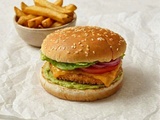 Chicken avocado burger
