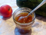Confiture de courgettes et pommes à la cannelle