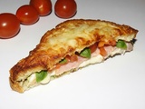 Croque-monsieur provençal (jambon, tomates cerises et mozzarella)
