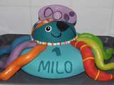 Gâteau Doudou Pieuvre (Milo)