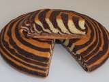 Gâteau zébré ou zebra cake