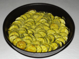 Gratin de courgettes au lait de coco et curry : recette simple