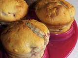 Muffins aux framboises et mascarpone