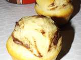 Muffins tourbillons au Nutella® et lait ribot