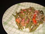 Poêlée d’haricots verts, quinoa et tomates (recette Veggie)