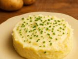 Purée de pommes de terre à l’huile d’olive et ciboulette (Recette Facile)