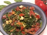 Salade de haricots blancs aux crudités