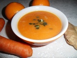 Soupe carotte-gingembre-orange