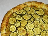 Tarte aux courgettes et pesto