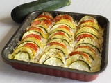 Tian de courgettes et tomates à la mozzarella