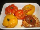 Tomates farcies à l’Ebly et à la mozzarella