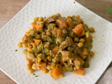 Curry végétalien à la patate douce et courgettes