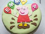 Gâteau d’anniversaire Peppa Pig