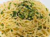 Spaghettis aromatiques à la courgette