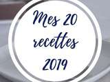 Top 10 des recettes 2019 sur le blog (x2!)