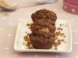 Mini muffins légers sans oeuf et sans lactose à la farine de noisette et aux spéculoos (vegan)
