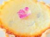 Tartelettes façon cheesecake à la rose et à la menthe