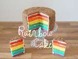 Du Rainbow cake – Gâteau Arc-en-ciel