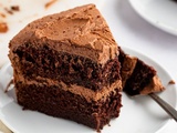 Gâteau au chocolat dans un bol