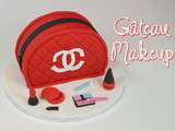 Gâteau Makeup – Maquillage Chanel | Tutoriel | Cake design