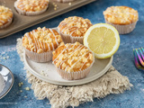 Muffins au citron avec ▷ Streusel | lâche et juteux