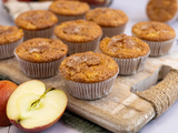 Muffins aux pommes avec ▷ croûte de sucre et de cannelle | moelleux et extra juteux