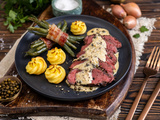 Steak au poivre ▷ Steak au poivre français