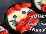 Tartelette Oreo fraise Hello Kitty