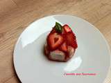 Mini charlottes aux fraises {sans lactose}