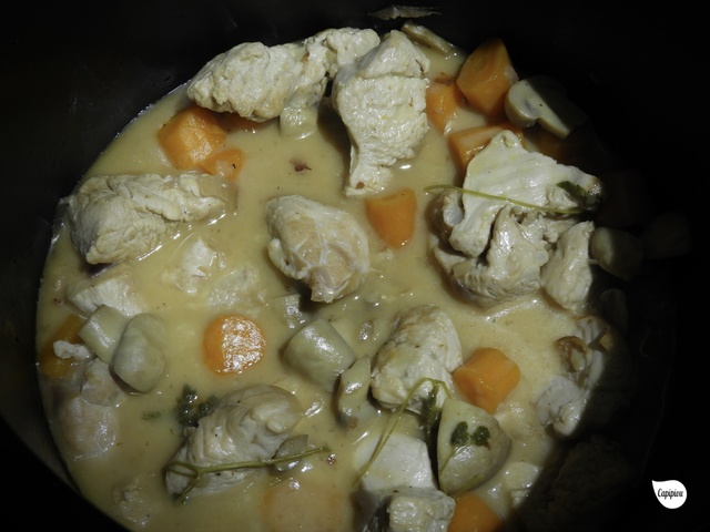 Recette Blanquette De Dinde à L'ancienne Cookeo Recettes de Cookéo et Dinde