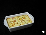 Clafoutis pomme-pêche-banane-amande