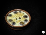Crème brûlée figue, raisin, ricotta