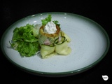 Flans de courgette au chèvre et aux herbes