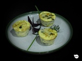 Flans de courgette aux herbes